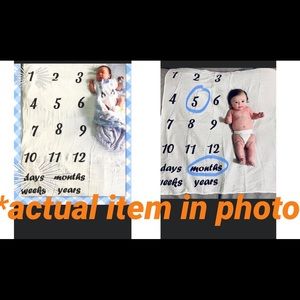 Sweetie and Swank Milestone blanket